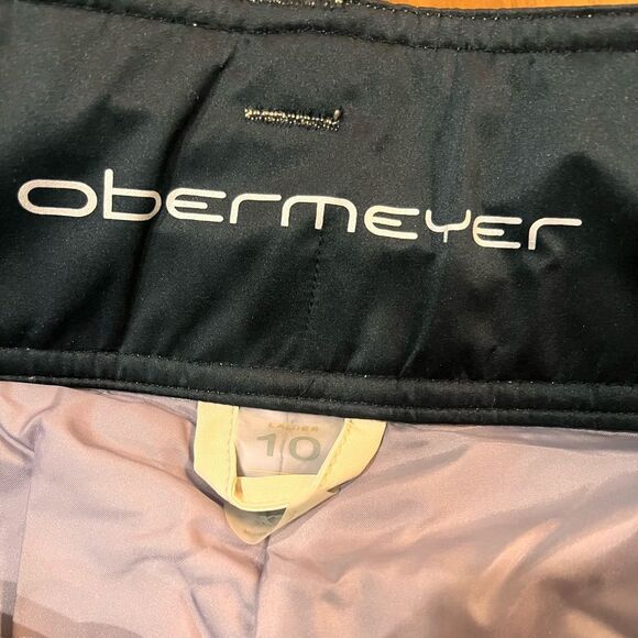 NWT Obermeyer Birmingham Insulated Ski Pants Beige Waterproof Snow Size 10 - Picture 5 of 10